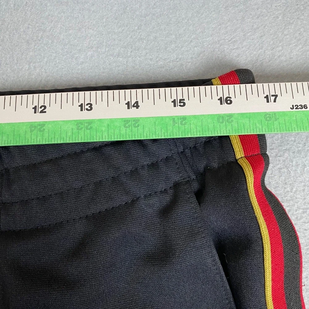 PacSun Side Stripe Tapered Track Pants Mens Large Black Red Yellow